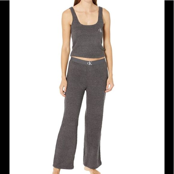 NWT Calvin Klein Plush Lounge Sleepwear Set - Picture 1 of 9